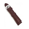 22mm Brown Duke Alligator Embosed Leather Watch Band  